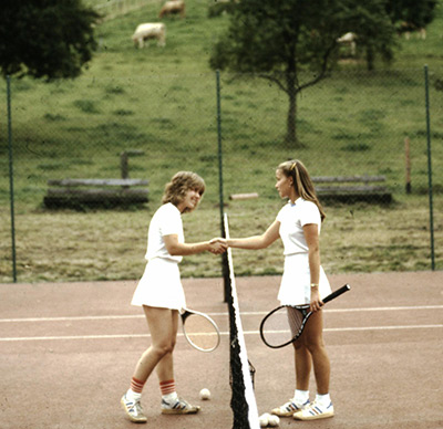 Tennis spielen